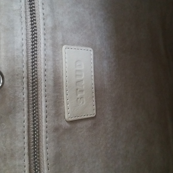 New STAUD Allora Leather Tote Bag - Picture 10 of 13